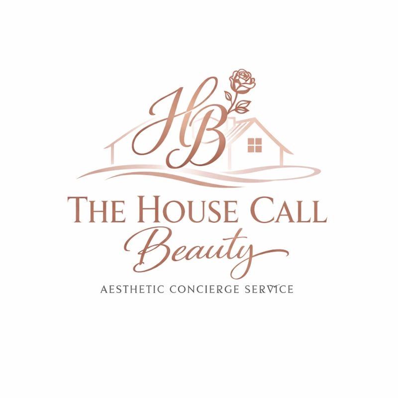 Logo for The House Call Beauty aesthetic concierge service.